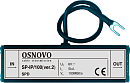Устройство грозозащиты OSNOVO SP-IP/100(ver.2) Устройство грозозащиты для локальной вычислительной сети (скорость до 100 Мб/с), 1 вход (RJ45-мама), 1