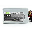 Блок питания AirMax AA-500W 500W ATX (24+4+6пин, 120mm (SCP)\(OVP)\(OCP)\(UVP)\ATX 12V v.2.3)