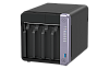 система хранения данных QNAP SMB QC 2GhzCPU/4Gb/upto 4HDD, up to 20 with TL-D1600S/SATA(3,5" 2,5")/ 2xUSB3.2/1xHDMI/1xExp.slot/2x2,5Gb 2x10Gb(SFP+)/iS