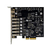Контроллер ORIENT AM-U3142PE-6A2C, PCI-Ex4 v3.0, USB 3.2 Gen2, скорость до 10 Гбит/с, 8-port ext (6xType-A + 2xType-C), ASM3142+VL820-Q8 chipset, Self