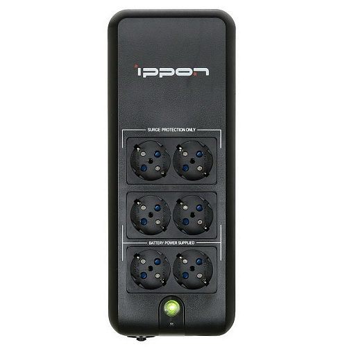Источник бесперебойного питания Ippon Back Verso 600 Standby 300W/600VA 751617 {6} (700011)