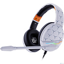 Oklick Наушники с микрофоном Оклик HS-L710G белый/черный 2м мониторные (1978693)