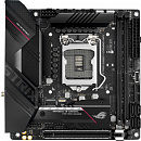 Материнская плата Asus ROG STRIX B560-I GAMING WIFI Soc-1200 Intel B560 2xDDR4 mini-ITX AC`97 8ch(7.1) 2.5Gg+HDMI+DP