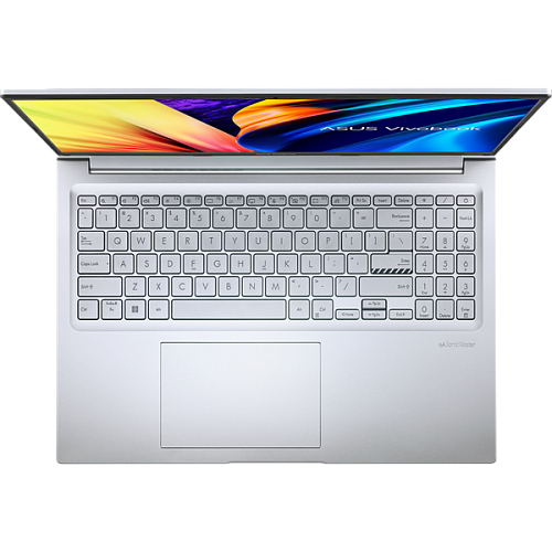 ASUS VivoBook 16X M1603QA-MB252 AMD R5 5600H/16Gb/512Gb SSD/16" WUXGA IPS/Shared/WiFi6/BT/FP/Backlit KB/No OS/1.9Kg/TRANSPARENT SILVER/RU_EN_Keyboard