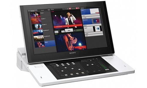 Мобильный видеомикшер Sony [AWS-750] - портативная система Anycast Touch для оперативного производства прямых трансляций HD/SD SDI BNC (x4); D-Sub Shr