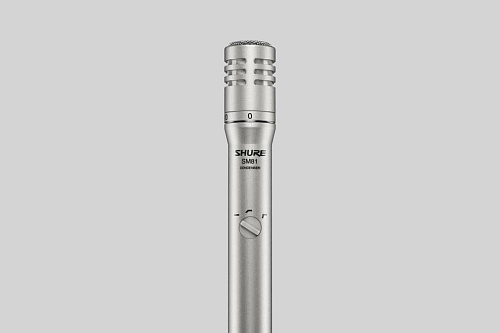Кардиоидный конденсаторный инструментальный микрофон Shure SM81