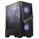 Корпус MSI MAG FORGE 100M Mid-Tower, ATX, 2xUSB 3.2, Audio I/O, 2x120mm RGB Fan, 1x120mm black Fan, 6-ch Light controller, Front metal MESH, Up to 330