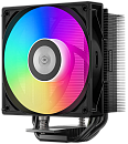 Кулер для процессора PCCooler RT400 ARGB BK, 120mm FAN, 4 HEAT PIPES, 4-PIN PWM, 500-2200 RPM, 34.9 DBA, HYDRO BEARING, LGA 1851/1700/1200/115X, AMD A