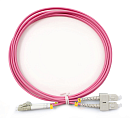 Шнур оптический Cabeus FOP-50-OM4-LC-SC-2m Шнур оптический duplex LC-SC 50/125 mm OM4 2м LSZH