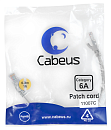 Патч-корд S/FTP, категория 6а (10G), 2xRJ45/8p8c, серый, LSZH, 0.3м Cabeus PC-SSTP-RJ45-Cat.6a-0.3m-LSZH Патч-корд S/FTP, категория 6а (10G), 2xRJ45/8