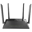 Маршрутизатор D-LINK DIR-825/RU/R5A Беспроводной двухдиапазонный гигабитный AC1200 Wave 2 с поддержкой MU-MIMO, EasyMesh, 3G/LTE и USB-портом
