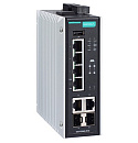 Управляемый коммутатор 4 x PoE/ PoE+ 10/100BaseTX, 2 x Combo 10/100/1000BaseTX или 100/1000BaseSFP, с расширенным диапазоном температур