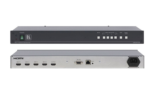 Коммутатор Kramer Electronics [VS-41H] сигнала HDMI версий 1.0, 1.1, 1.2, совместим с HDMI 1.3, HDCP