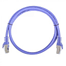 Патч-корд |ACD-LPS6A-10P| Cat6a SSTP, 27AWG,CU Фиолетовй, 1.0м, (741876)