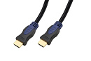 Кабель HDMI Wize [WAVC-HDMI-5M] 5 м, v.2.0b, 19M/19M, 4K/60 Hz 4:4:4, 30 AWG, HDCP 1.4, HDCP 2.2, Ethernet, позол.разъемы, экран, черный, эргономичный