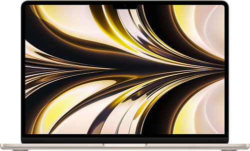 ноутбук apple/ 13-inch macbook air: apple m2 with 8-core cpu, 8-core gpu/8gb/256gb ssd - starlight/us