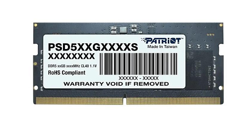 Модуль памяти для ноутбука SODIMM 16GB DDR5-5600 PSD516G560081S PATRIOT