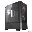 Powercase Mistral AY3B ARGB, Tempered Glass, 2x 140mm +1x 120mm ARGB Fans, чёрный, ATX (CMAYB-A3)
