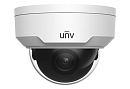 Uniview Видеокамера IP купольная антивандальная, 1/3" 4 Мп КМОП @ 30 к/с, ИК-подсветка и подсветка до 30м., EasyStar 0.005 Лк @F1.6, объектив 2.8 мм,