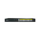 Коммутатор NETIS P124GH (L2) 24x100Мбит/с 2x1Гбит/с 1xКомбо(1000BASE-T/SFP) 1SFP 24PoE 24PoE+ 360W н