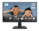 Монитор MSI PRO MP251P 24.5" 16:9 FHD(1920x1080) IPS Flat,1ms(MPRT),1300:1,100M:1,300nit,178/178,HDMI 1.4,VGA(D-Sub),Speaker,Tilt,Swivel,Height,Pivot,