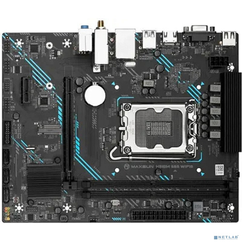 MAXSUN MS-H610M 666 WIFI6 D5 (Socket 1700, mATX, 2*DDR5, VGA/HDMI, 4*SATA3, 1*M.2, 1*PCIEx16/1*PCIEx1, 4*USB2.0, 2*USB 3.2 Gen1, LAN 1*1G, Bluetooth,