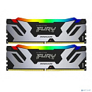 Модуль памяти Kingston 32GB DDR5 7600 FURY Renegade Silver/Black RGB XMP Non-ECC Unbuffered DIMM (Kit 2*16gb) 1RX8 38-46-46 1.45V 288-pin 16Gbit