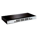Коммутатор D-LINK DES-3200-26_RFB/A1 Восстановленный в производственных условиях управляемый 2 уровня с 24 портами 10/100Base-TX и 2 комбо-портами 100