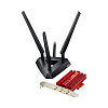 ASUS PCE-AC68 // WI-FI 802.11ac, 1000 + 2167 Mbps, PCI-E Adapter, 4 antenna ; 90IG00R0-BM0G00