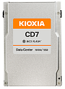 SSD накопитель KIOXIA Enterprise SSD 2,5"(SFF/U.2), CD7-R, 3840GB (3.84TB), NVMe 1.4/PCIe 4.0 1x4, R6650/W3200MB/s, IOPS(R4K) 1100K/180K, MTTF 2,5M, 1