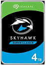 Жесткий диск SEAGATE Skyhawk HDD 3.5" SATA 4Tб, 5400 rpm, 256Mb buffer, 512e/4Kn, CMR, ST4000VX016, 1 year, (аналог ST4000VX013)