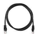 Патч-корд ACD-LPU5C-15B Cat5e UTP 24AWG 4Pair, 7/0.18мм CU Черный, 1.5м, (741753)