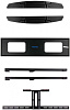 Кронштейн для телевизора Kromax ATLANTIS-99 черный 40"-65" макс.35кг настенный поворот и наклон верт.перемещ.