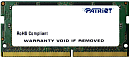 Оперативная память Patriot SL DDR4 16GB 2666MHz SO-DIMM SINGLE 1*16GB CL19 19-19-19-43 1.2V