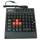 Клавиатура A-4Tech X7-G100 USB, 62 клавиши, USB, влагозащищенная, прорезиненые клавиши управления [511469]