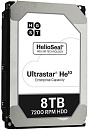 Жесткий диск WD HGST Enterprise HE10 HDD 3.5" SAS 8000Gb, 7200rpm, 256MB buffer (HUH721008AL5204 Hitachi Ultrastar Helium HE10)