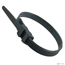 Rexant (07-0186) Стяжка нейлоновая для СИП с горизонтальным замком 180x6,0мм, черная (100 шт/уп)