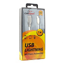 Cablexpert Кабель для Apple CC-G-APUSB01W-1M, AM/Lightning, серия Gold, длина 1м, белый, блистер