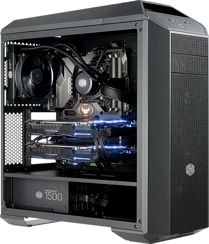 Система охлаждения/ Cooler Master MasterLiquid Lite 120 (180W, 120mm, fans: 1x120mm/66.7CFM/30dBa/2000rpm, 1200/115X/2066/2011-V3/2011/AM5/AM4/AM3