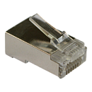 Коннектор RJ45 тип EZ, 8P8C, STP, Cat.5e, универсальный, покрытие 50 микрон,100 шт.