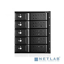 Procase T3-305-SATA3-BK {Hot-swap корзина 5 SATA3/SAS 6Gb (черный) hotswap trayless aluminium mobie rack module (3x5,25)}