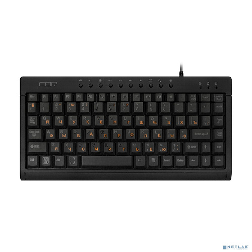 CBR KB 175 Black USB, Клавиатура проводная 1,25 м, мини