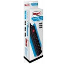 BURO Сетевой фильтр, 6 розеток, 1.8 метров (600SH-1.8-B) black (992264)