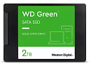 SSD WD Western Digital Green 2Tb SATA-III 2,5”/7мм 3D NAND WDS200T2G0A, 1 year