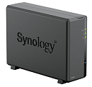 Системы хранения данных Synology QC 1,7GhzCPU/1Gb/upto 1HDD SATA(3.5', 2.5')/2xUSB3.2/1GbE/iSCSI/2xIPcam(upto 12)/1xPS/1YW repl DS118 (незначительное