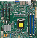 Системная плата MB Supermicro X11SSH-F, 1x LGA 1151, Intel® C236, Intel® 6th Gen E3-1200 v5/ Core i3, Pentium, Celeron processors, 4xDIMM DDR4 ECC