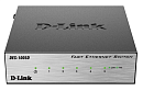 Коммутатор D-Link Неуправляемый коммутатор, 5x100Base-TX, корпус металл