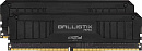 Память оперативная Crucial 16GB Kit (8GBx2) DDR4 4400MT/s CL19 Unbuffered DIMM 288 pin Ballistix MAX Black