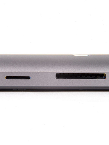 Кабель-адаптер USB3.1 Type-CM-->HDMI 4K*60Hz +3USB3.0+RJ45+TF+SD+PD charging VCOM <CU463>