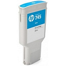 HP F9K03A Картридж №745, Cyan {Designjet, (300ml)}